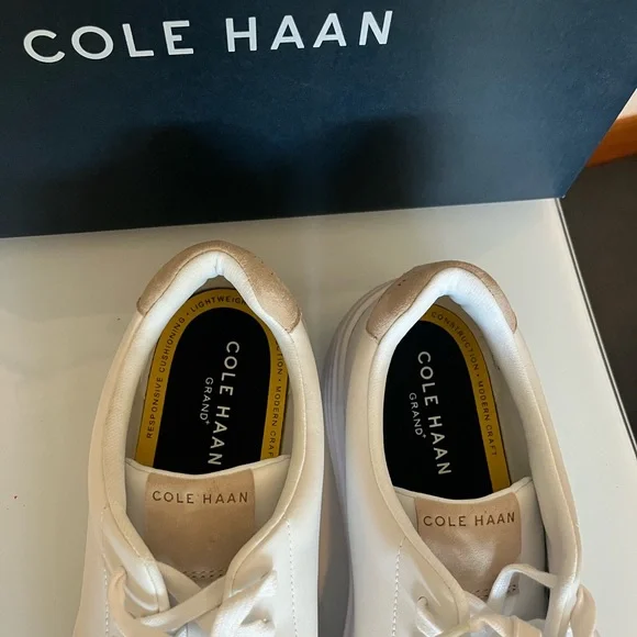Cole Haan White Sneakers - Picture 4 of 7